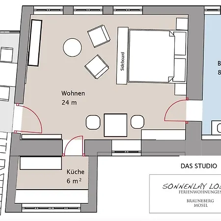Sonnenlay Lounge Ferienhaus Und Studio Balkon Garten E-Ladestation